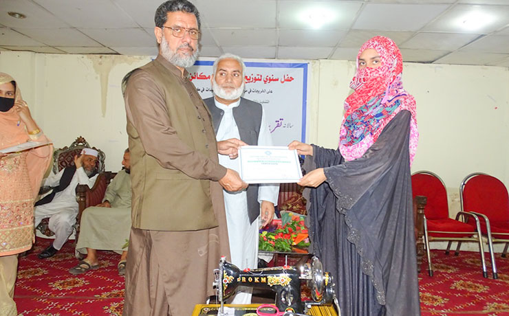 52 women completed 6 month diploma course from 2 Vocational Centers in Rawalakot
